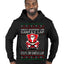 What Happens on Santa's Lap Stays on Santa's Lap, Funny Dirty X Rated Naughty Ugly Christmas Sweater Premium Graphic Hoodie Sweatshirt