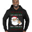 Santa Knows You've Been a Dumb Bitch Funny Vulgar Dirty Ugly Christmas Sweater Premium Graphic Hoodie Sweatshirt