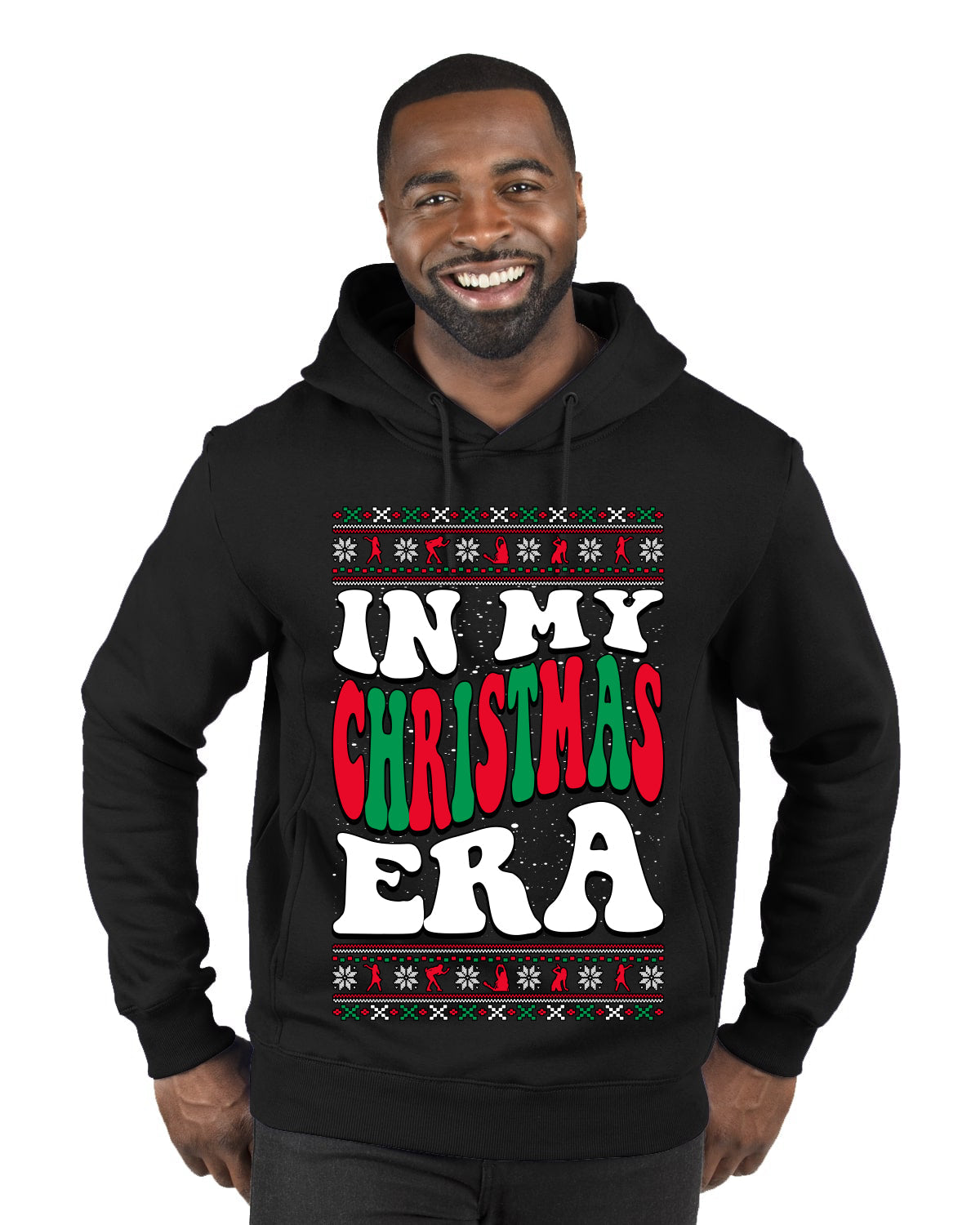 In My Christmas Era Ugly Christmas Sweater Premium Graphic Hoodie Sweatshirt