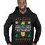 Spread Christmas Cheer Sing Loud For All To Hear Ugly Christmas Sweater Premium Graphic Hoodie Sweatshirt