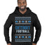 City of Detroit DET American Football Fantasy Fan Ugly Christmas Sweater Unisex Crewneck Sweatshirt