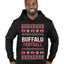 City of Buffalo BUF American Football Fantasy Fan Ugly Christmas Sweater Unisex Crewneck Sweatshirt