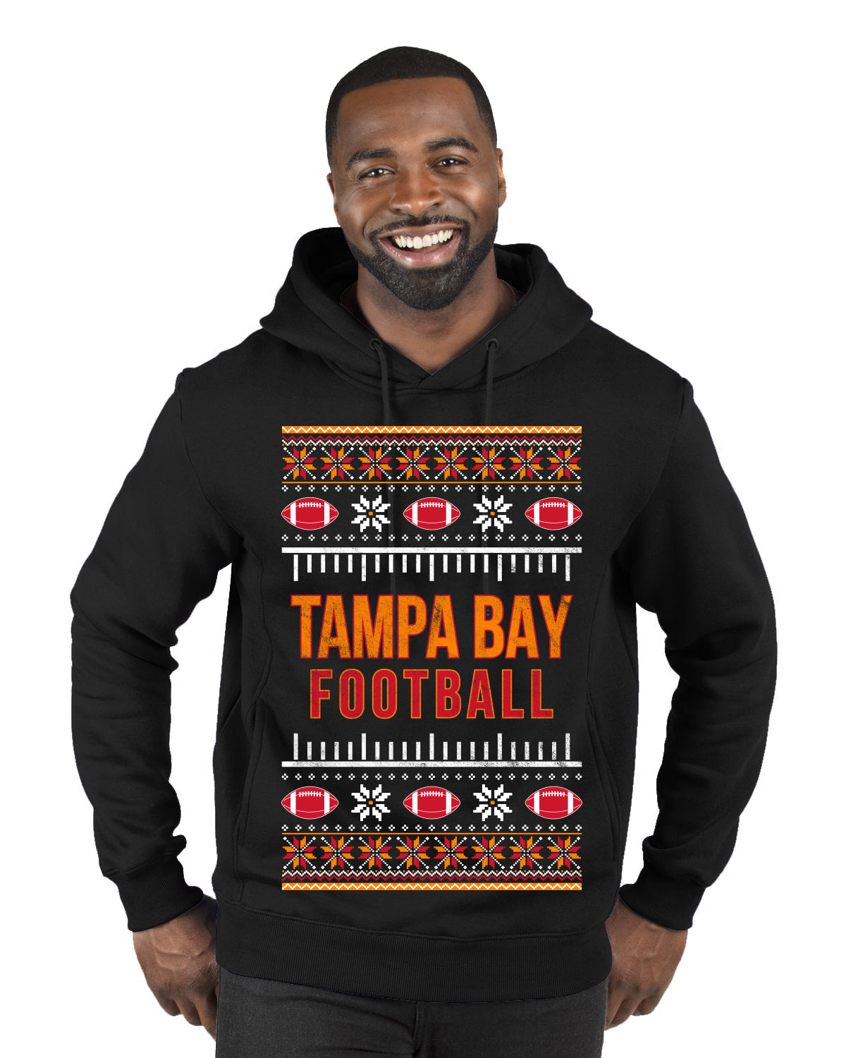 City of Tampa Bay TB American Football Fantasy Fan Ugly Christmas Sweater Unisex Crewneck Sweatshirt