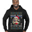 Hawk Tuah Spit On That Thang Mrs Claus Funny Meme Ugly Christmas Sweater Premium Graphic Hoodie Sweatshirt