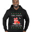 This Santa Loves going down, Funny dirty Humor, Ugly Christmas Sweater Premium Graphic Hoodie Sweatshirt