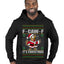 F-CAW-F IT'S CHRISTMAS, Ugly Christmas Sweater Premium Graphic Hoodie Sweatshirt