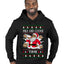 Milk And Cookie Time Christmas Sweater, Ugly Christmas Sweater Premium Graphic Hoodie Sweatshirt