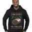 She Loves my Yule Log, Ugly Christmas Sweater Premium Graphic Hoodie Sweatshirt