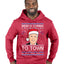 Biden Is Coming To Town Ugly Christmas Sweater Premium Graphic Hoodie Sweatshirt