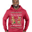 Tis Season to get Naughty Xmas Ugly Christmas Sweater Christmas Premium Graphic Hoodie Sweatshirt