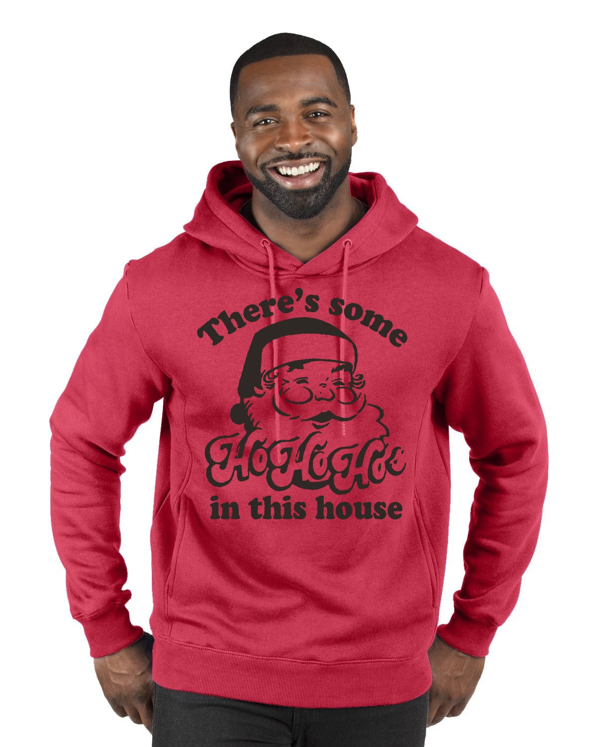 Theres some Ho Ho Ho in this House Ugly Christmas Sweater Premium Graphic Hoodie Sweatshirt