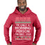 I'm Only A Morning Person on December 25th Ugly Christmas Sweater Premium Graphic Hoodie Sweatshirt