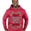 First Christmas With My Hot New Wife Classic Newlywed Ugly Christmas Sweater Premium Graphic Hoodie Sweatshirt