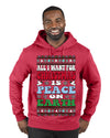 All I Want For Christmas Is Peace on Earth  Ugly Christmas Sweater Premium Graphic Hoodie Sweatshirt