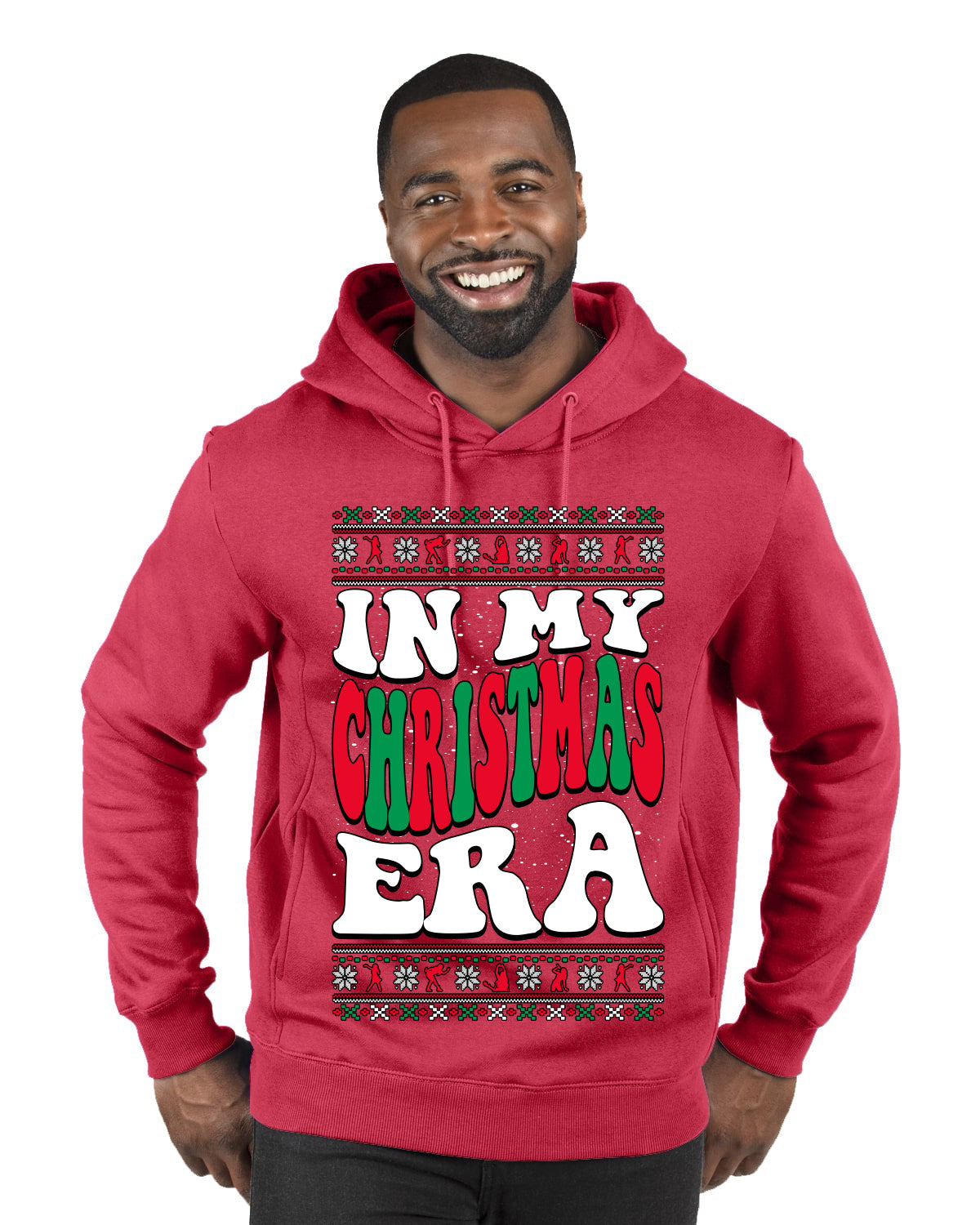 In My Christmas Era Ugly Christmas Sweater Premium Graphic Hoodie Sweatshirt
