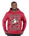 Always Shooting For The Naughty List Ugly Christmas Sweater Premium Graphic Hoodie Sweatshirt