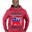 I'm Dreaming Of A Right Christmas Republican GOP  Ugly Christmas Sweater Premium Graphic Hoodie Sweatshirt