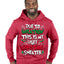 Due To Inflation This Is My Ugly Christmas Sweater Ugly Christmas Sweater Premium Graphic Hoodie Sweatshirt