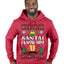 Santa! I Know Him Christmas Movie Quote  Ugly Christmas Sweater Premium Graphic Hoodie Sweatshirt