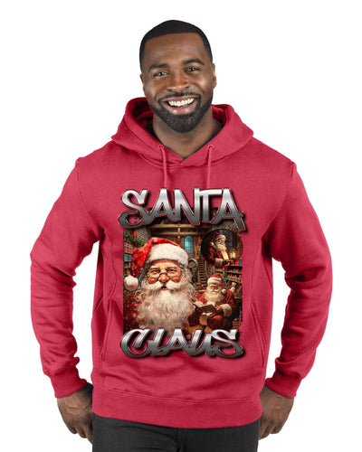 Santa Claus Bootleg Rap Music Style Ugly Christmas Sweater Premium Graphic Hoodie Sweatshirt