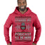 I Paused My Podcast to Be Here Funny Podcasting Ugly Christmas Sweater Premium Graphic Hoodie Sweatshirt
