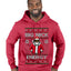 Big Nick Energy, Funny Humor, Ugly Christmas Sweater Premium Graphic Hoodie Sweatshirt