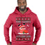 This Santa Loves going down, Funny dirty Humor, Ugly Christmas Sweater Premium Graphic Hoodie Sweatshirt