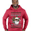 Rollin' Into The Holidays Christmas Sweater, Ugly Christmas Sweater Premium Graphic Hoodie Sweatshirt
