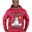 Just A Little Meltdown, Ugly Christmas Sweater Premium Graphic Hoodie Sweatshirt