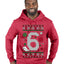 Christmas 6 Meme, Ugly Christmas Sweater Unisex Premium Graphic Hoodie Sweatshirt