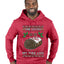 She Loves my Yule Log, Ugly Christmas Sweater Premium Graphic Hoodie Sweatshirt