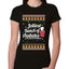 Jolliest Bunch of Assholes Xmas Movie Ugly Christmas Sweater Womens Slim Fit Junior Tee