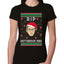 RIP Notorious RBG Ruth Bader Ginsburg Ugly Christmas Sweater Womens Slim Fit Junior Tee