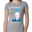 Mistle Joe Shut Up And Kiss Me Man Biden Ugly Christmas Sweater Womens Slim Fit Junior Tee