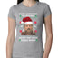 Merry Christmas to Everyone Except Carole Baskin Ugly Christmas Sweater Womens Slim Fit Junior Tee