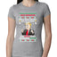 Trump This is the Greatest Ugly Christmas Sweater Womens Slim Fit Junior Tee