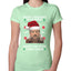 Merry Christmas to Everyone Except Carole Baskin Ugly Christmas Sweater Womens Slim Fit Junior Tee