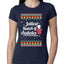 Jolliest Bunch of Assholes Xmas Movie Ugly Christmas Sweater Womens Slim Fit Junior Tee