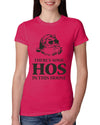 Theres some Hos in this House Ugly Christmas Sweater Womens Slim Fit Junior Tee