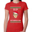RIP Notorious RBG Ruth Bader Ginsburg Ugly Christmas Sweater Womens Slim Fit Junior Tee