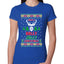 Have A Holly Jolly Christmas Ugly Christmas Sweater Womens Slim Fit Junior Tee
