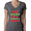 Die Hard is a Christmas Movie Christmas Womens Junior Fit V-Neck Tee