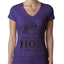 Theres some Hos in this House Ugly Christmas Sweater Womens Junior Fit V-Neck Tee