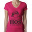 Theres some Hos in this House Ugly Christmas Sweater Womens Junior Fit V-Neck Tee
