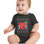Baby Elf Cute Holiday Winter Infant Toddler Creeper Boys Girls Ugly Christmas Sweater Baby Creeper Boys Girls Infant Bodysuit