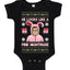 He Looks Like A Pink Nightmare Story Ugly Christmas Sweater Baby Creeper Boys Girls Infant Bodysuit