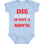 Die Hard is NOT a Christmas Movie Meme Christmas Sweater Baby Creeper Boys Girls Infant Bodysuit
