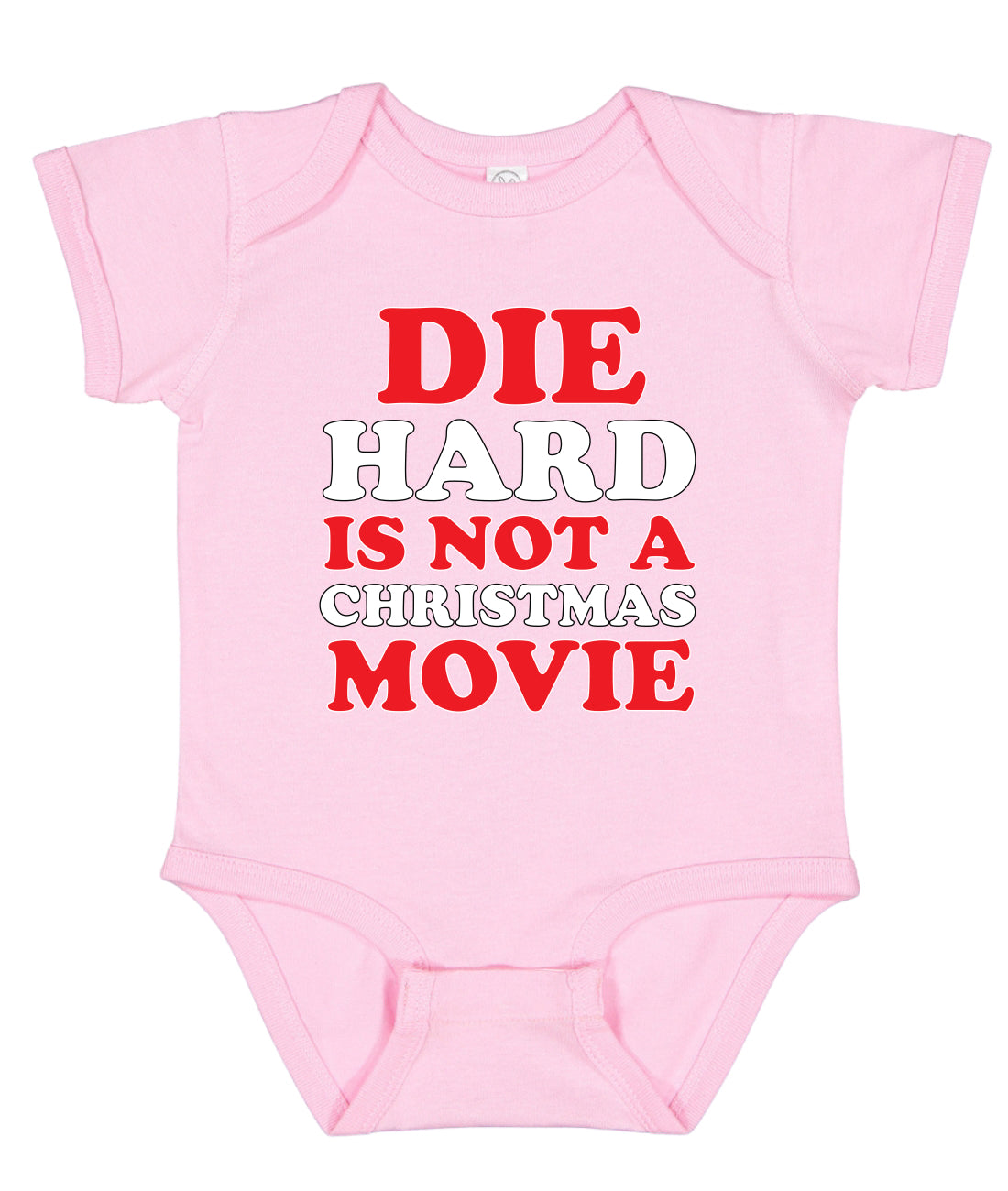 Die Hard is NOT a Christmas Movie Meme Christmas Sweater Baby Creeper Boys Girls Infant Bodysuit