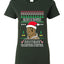 Lisp Believe In Thomthin Thacrifithing Everythin Ugly Christmas Sweater Womens Graphic T-Shirt