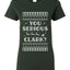 You Serious Clark Christmas Vacation Movie Ugly Christmas Sweater Womens Graphic T-Shirt